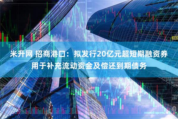米升网 招商港口：拟发行20亿元超短期融资券用于补充流动资金及偿还到期债务