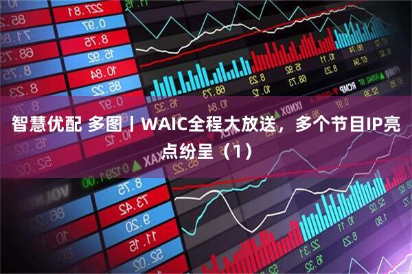 智慧优配 多图丨WAIC全程大放送,多个节目IP亮点纷呈(1)